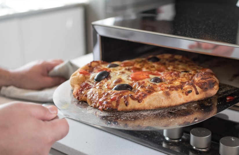 Pizza aus der Heißluftfritteuse